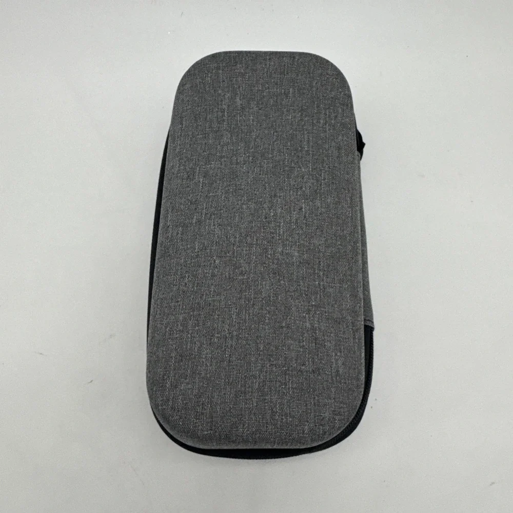 Carrying Case Gray Soft Zipper Nintendo Switch Or Games